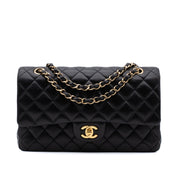 Chanel Classic Double Flap Medium Lambskin Black