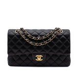Chanel Classic Double Flap Medium Lambskin Black
