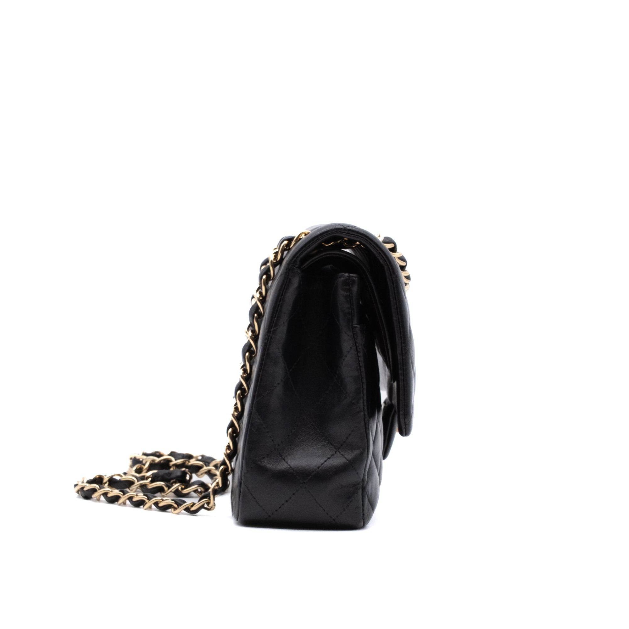 Chanel Classic Double Flap Medium Lambskin Black