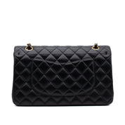 Chanel Classic Double Flap Medium Lambskin Black
