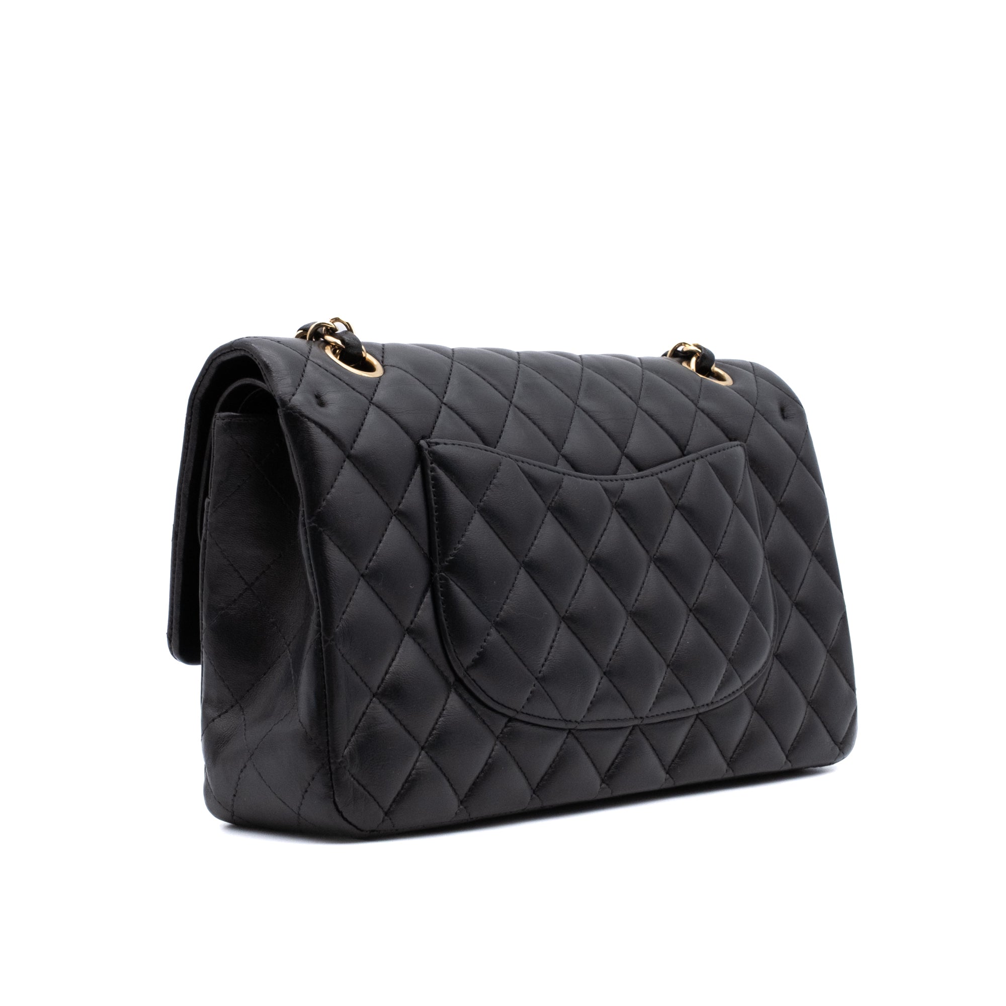 Chanel Classic Double Flap Medium Lambskin Black