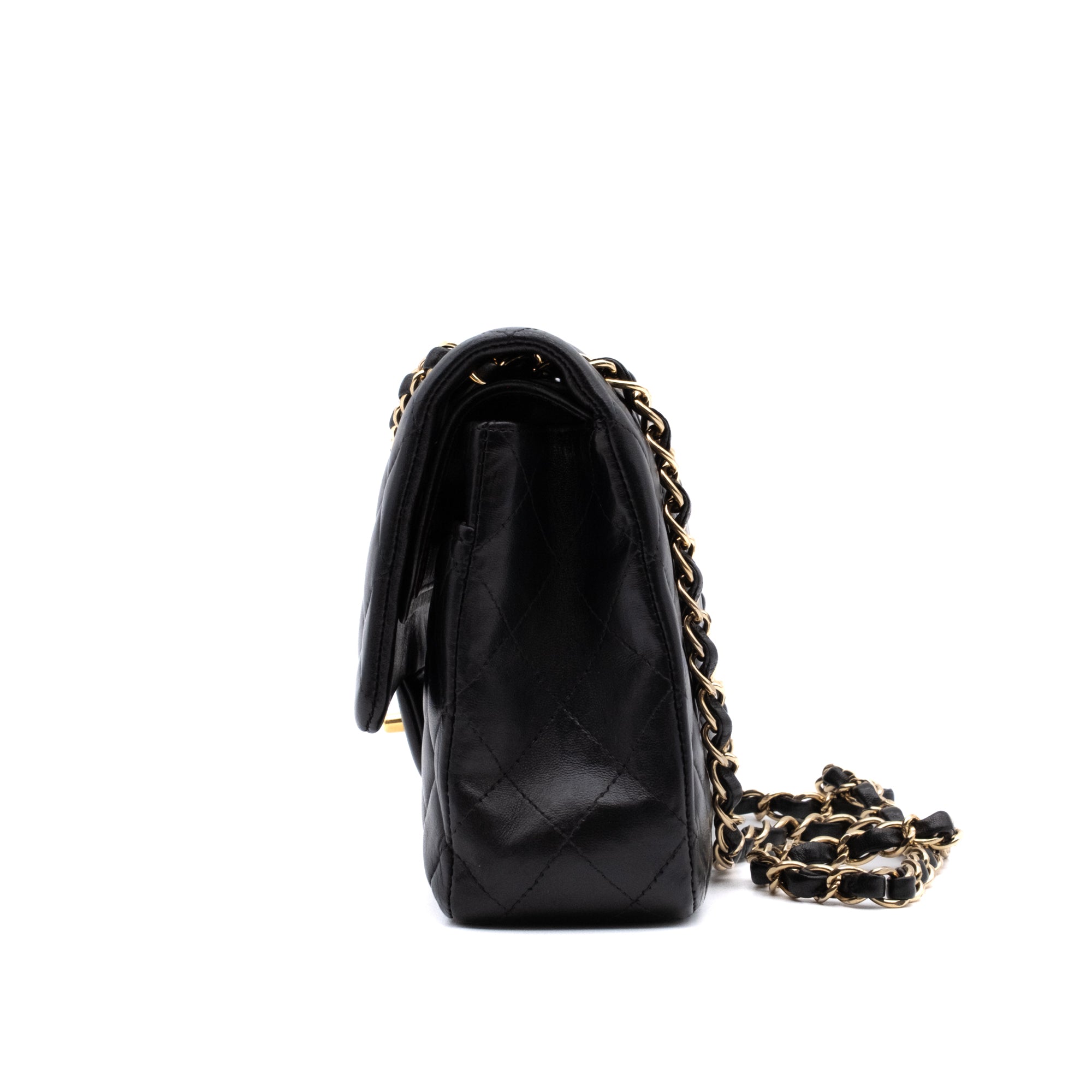 Chanel Classic Double Flap Medium Lambskin Black