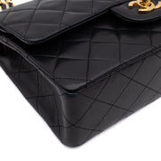 Chanel Classic Double Flap Small Lammleder Schwarz GHW