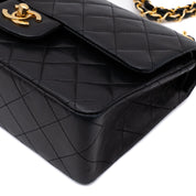 Chanel Classic Double Flap Small Lammleder Schwarz GHW