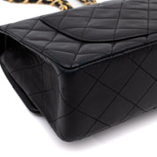 Chanel Classic Double Flap Small Lammleder Schwarz GHW