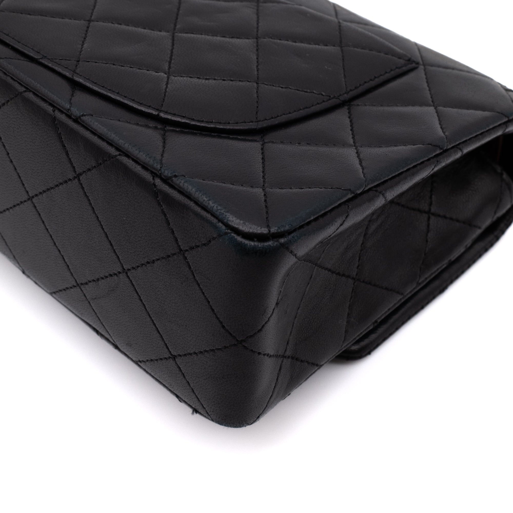 Chanel Classic Double Flap Small Lammleder Schwarz GHW