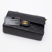 Chanel Classic Double Flap Small Lammleder Schwarz GHW