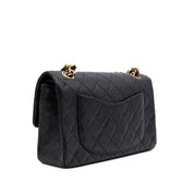 Chanel Classic Double Flap Small Lammleder Schwarz GHW