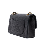 Chanel Classic Double Flap Small Lammleder Schwarz GHW