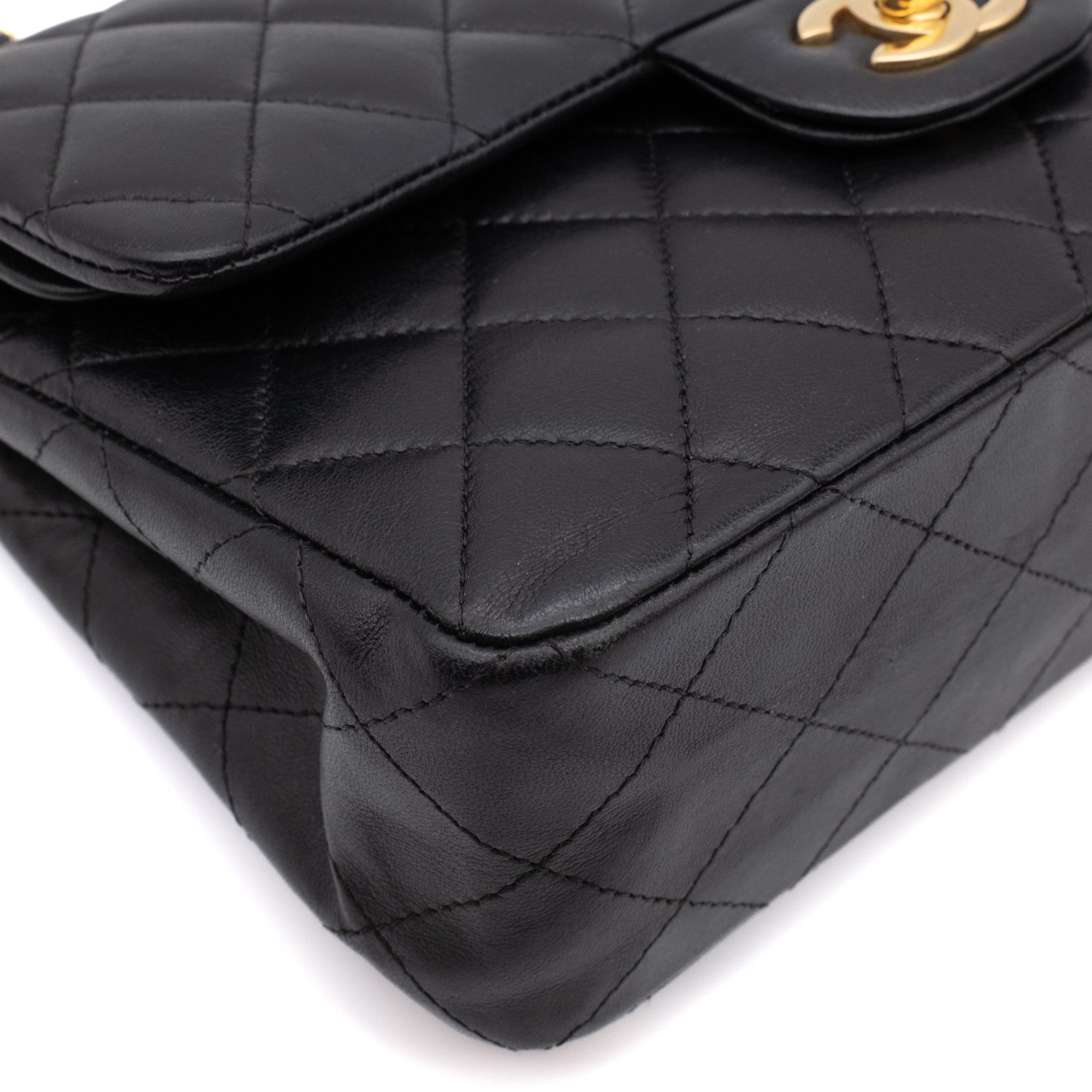 Chanel Classic Double Flap Small Lammleder Schwarz GHW