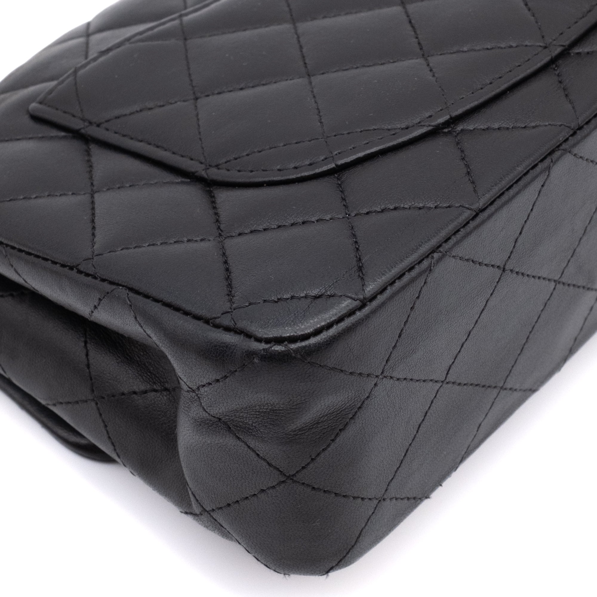 Chanel Classic Double Flap Small Lammleder Schwarz GHW