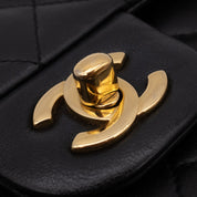 Chanel Classic Double Flap Small Lammleder Schwarz GHW