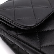 Chanel Classic Double Flap Small Lammleder Schwarz GHW