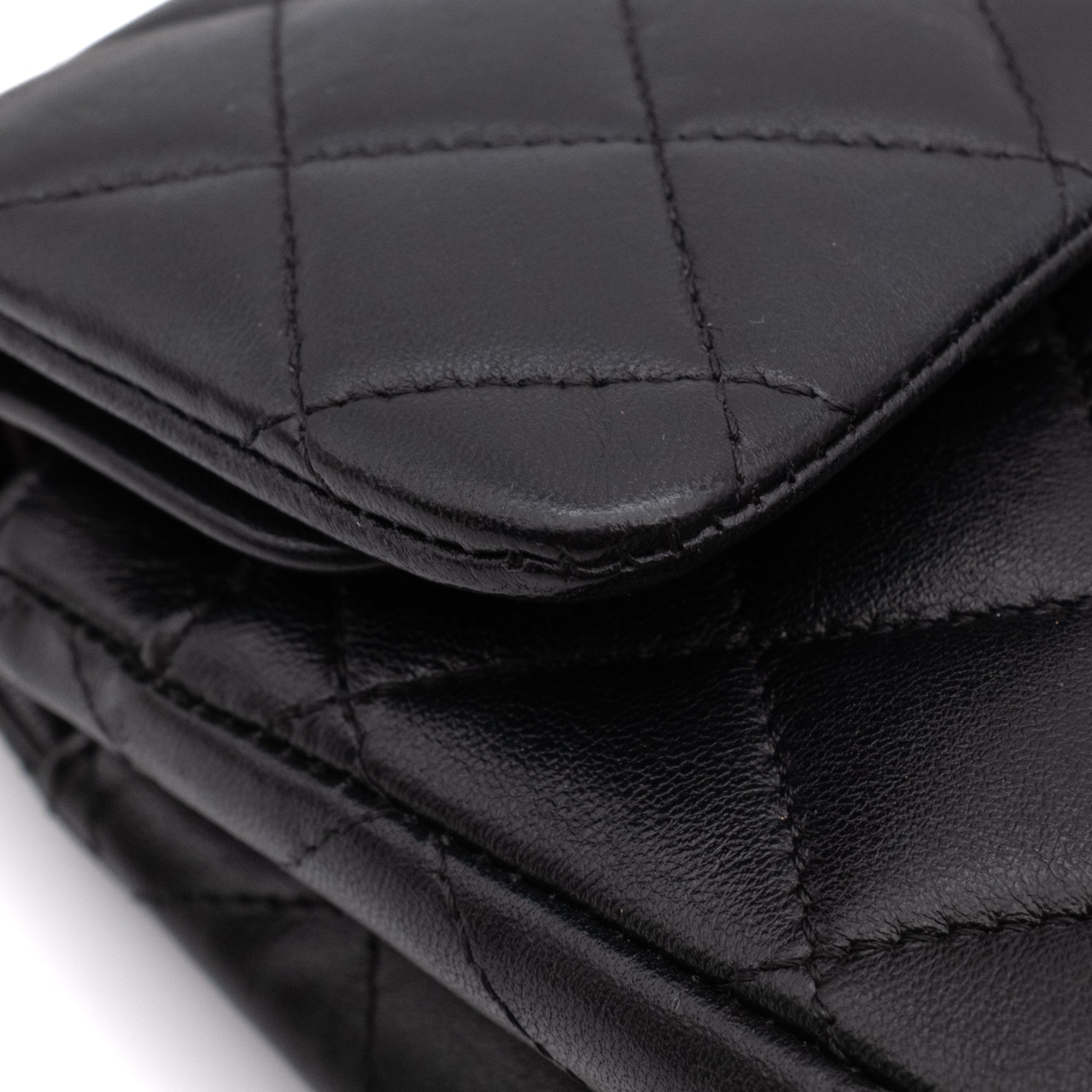 Chanel Classic Double Flap Small Lammleder Schwarz GHW