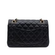Chanel Classic Double Flap Small Lammleder Schwarz GHW
