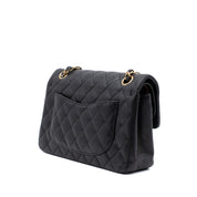 Chanel Classic Double Flap Small Lammleder Schwarz GHW
