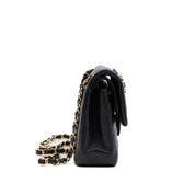 Chanel Classic Double Flap Small Lammleder Schwarz GHW