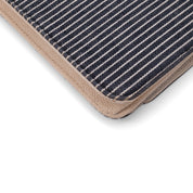 Chanel Wallet On Chain WOC Denim Streifen Navy Creme PHW