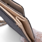 Chanel Wallet On Chain WOC Denim Streifen Navy Creme PHW