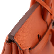 Hermès Birkin 25 Epsom Mango Retourne PHW