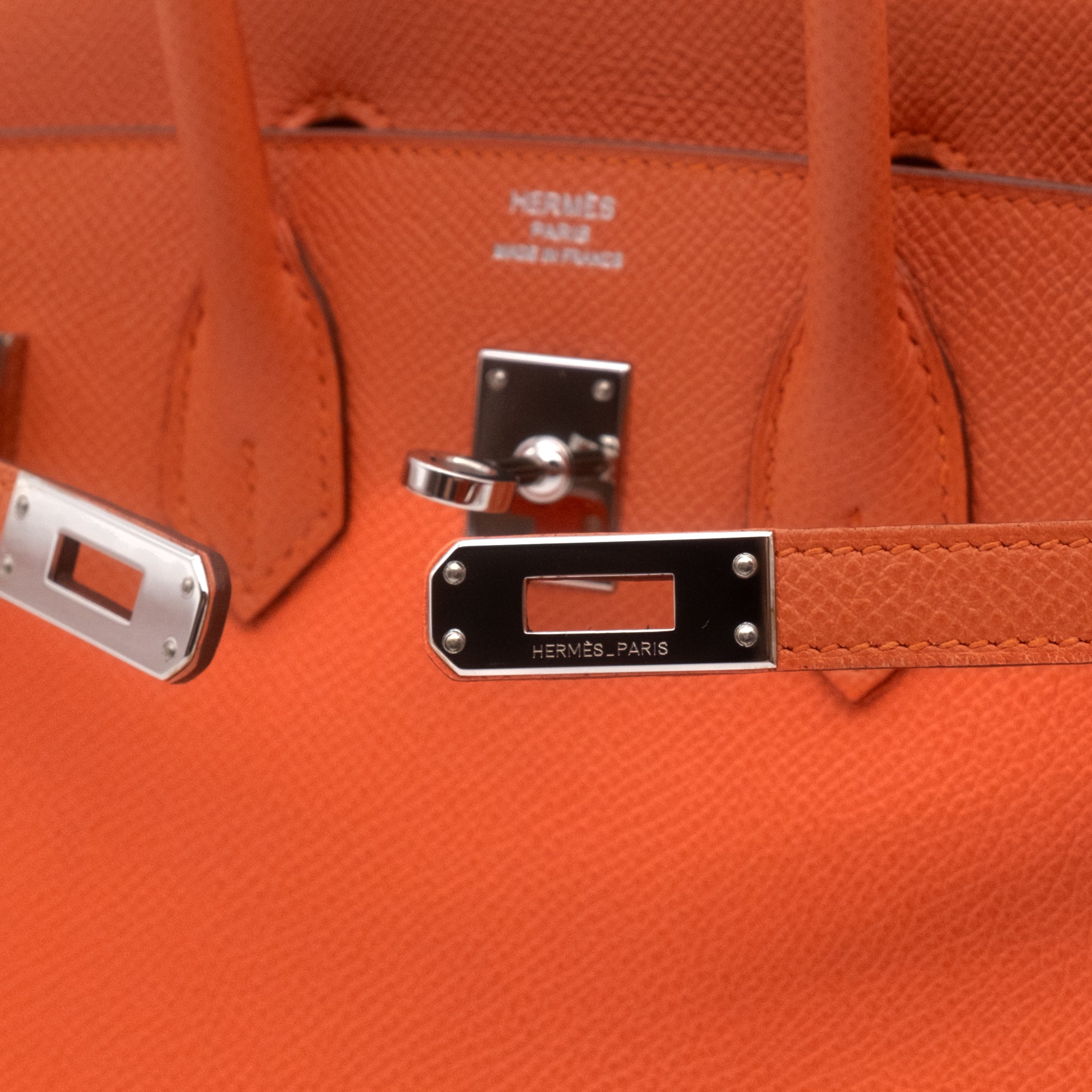 Hermès Birkin 25 Epsom Mango Retourne PHW