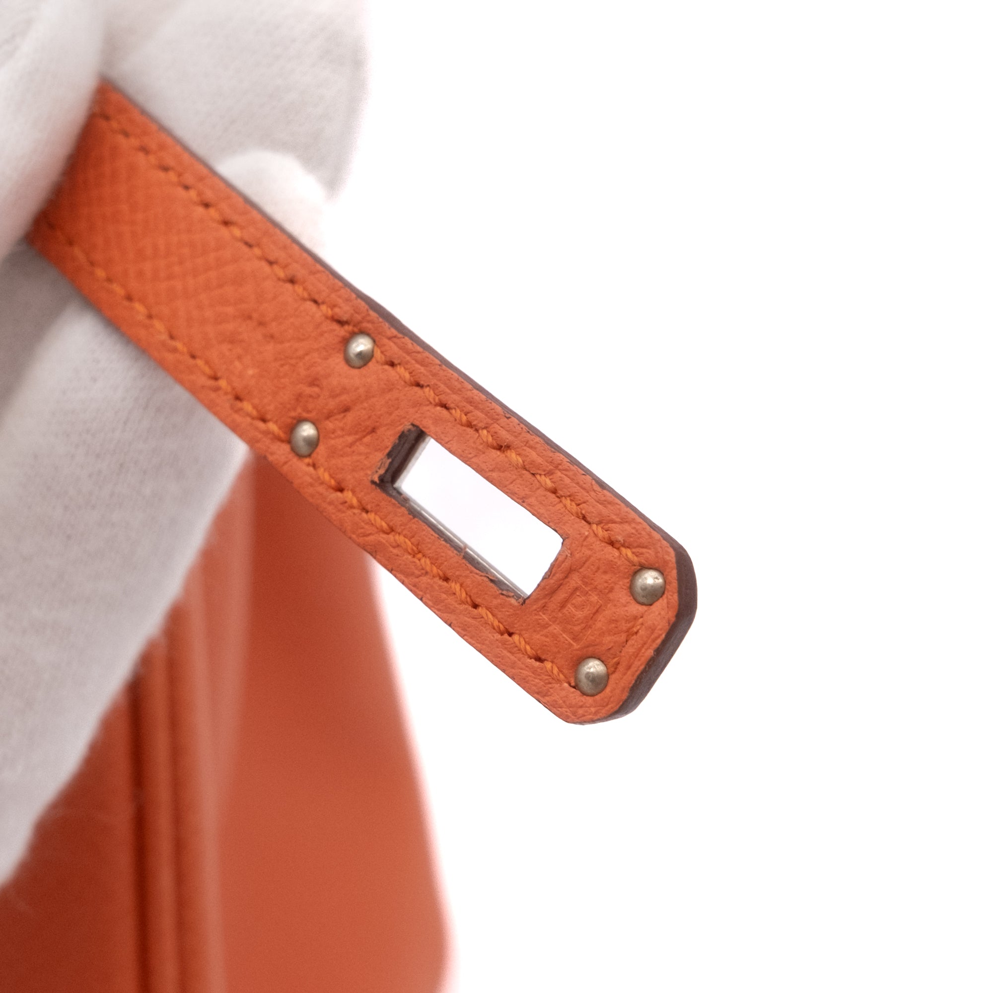 Hermès Birkin 25 Epsom Mango Retourne PHW