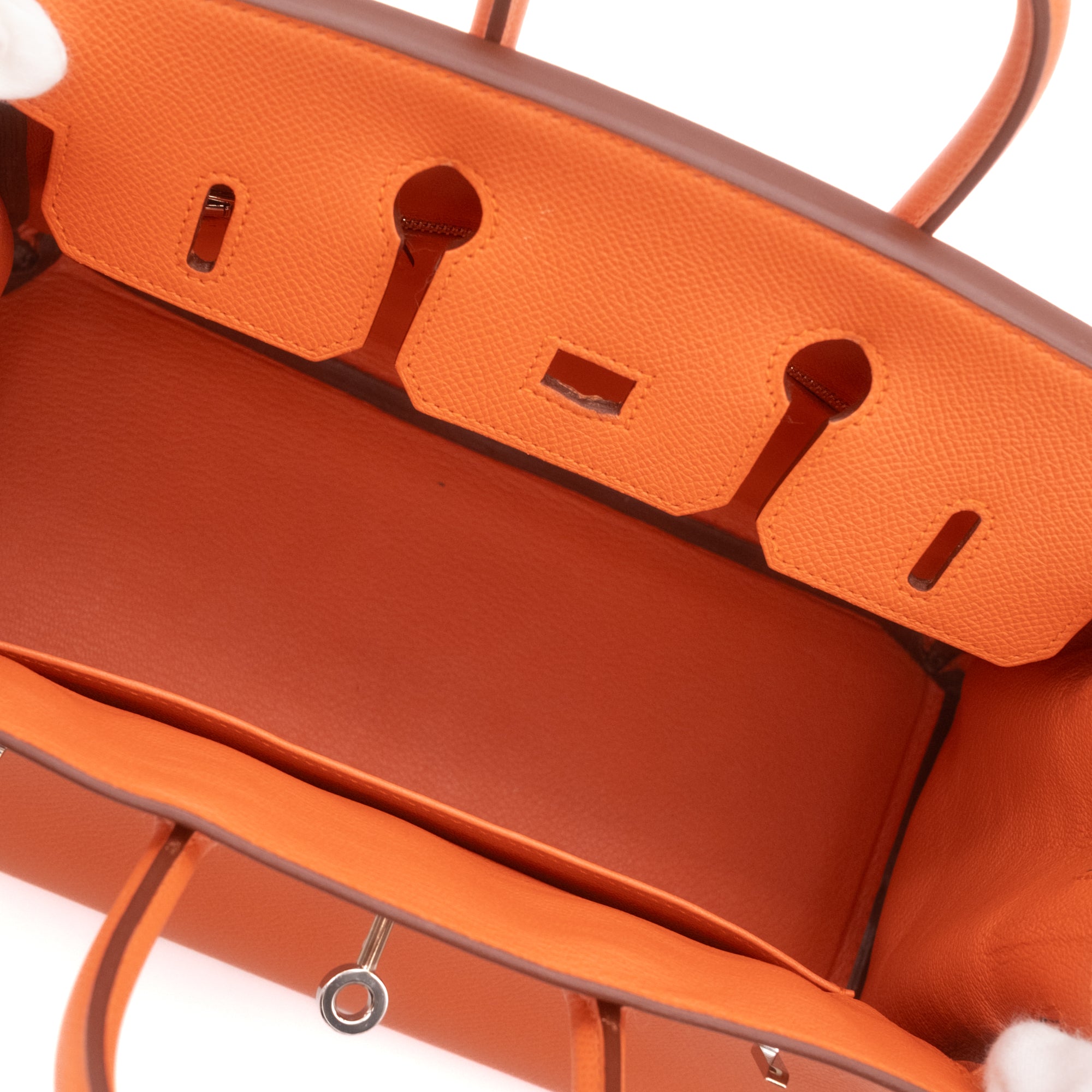 Hermès Birkin 25 Epsom Mango Retourne PHW