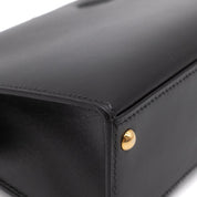 *Rare* Hermès Kelly 15 Micro Boxcalf Black Sellier