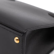 *Rare* Hermès Kelly 15 Micro Boxcalf Black Sellier