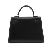 *Rare* Hermès Kelly 15 Micro Boxcalf Black Sellier