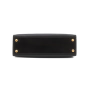 *Rare* Hermès Kelly 15 Micro Boxcalf Black Sellier