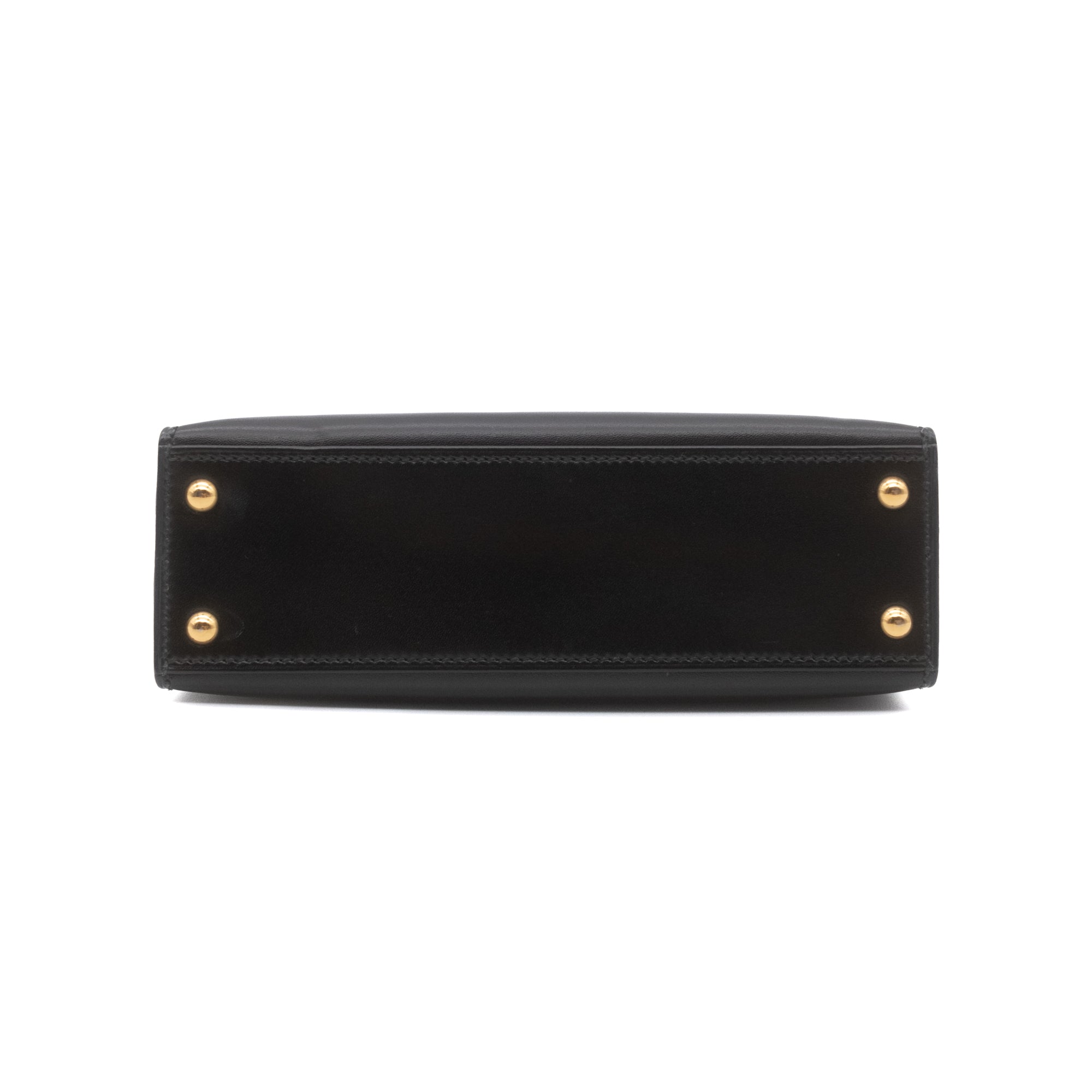 *Rare* Hermès Kelly 15 Micro Boxcalf Black Sellier