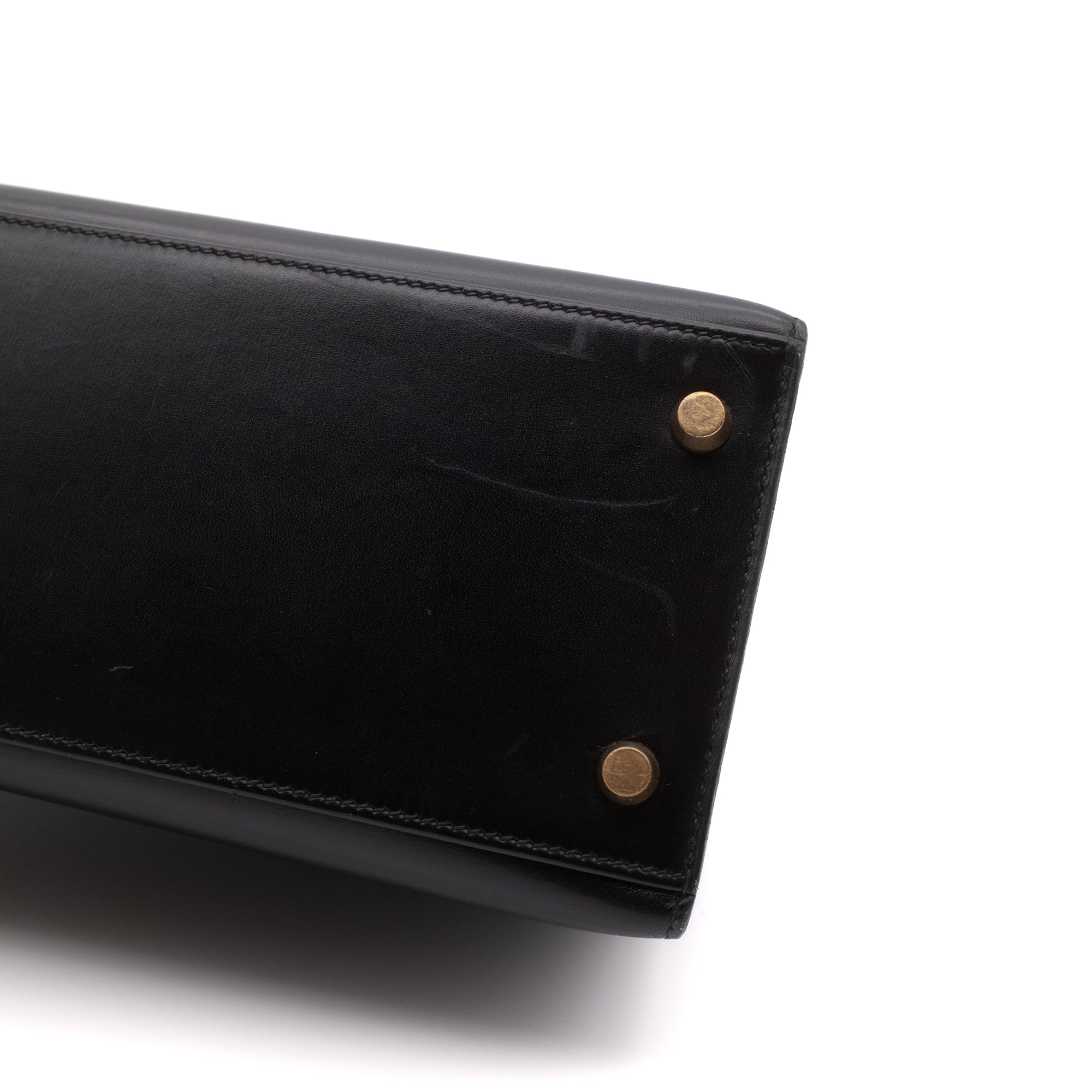 Hermès Kelly 28 Boxcalf Schwarz Sellier GHW