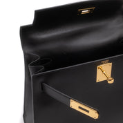 Hermès Kelly 28 Boxcalf Schwarz Sellier GHW