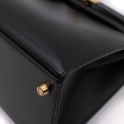 Hermès Kelly 28 Boxcalf Schwarz Sellier GHW