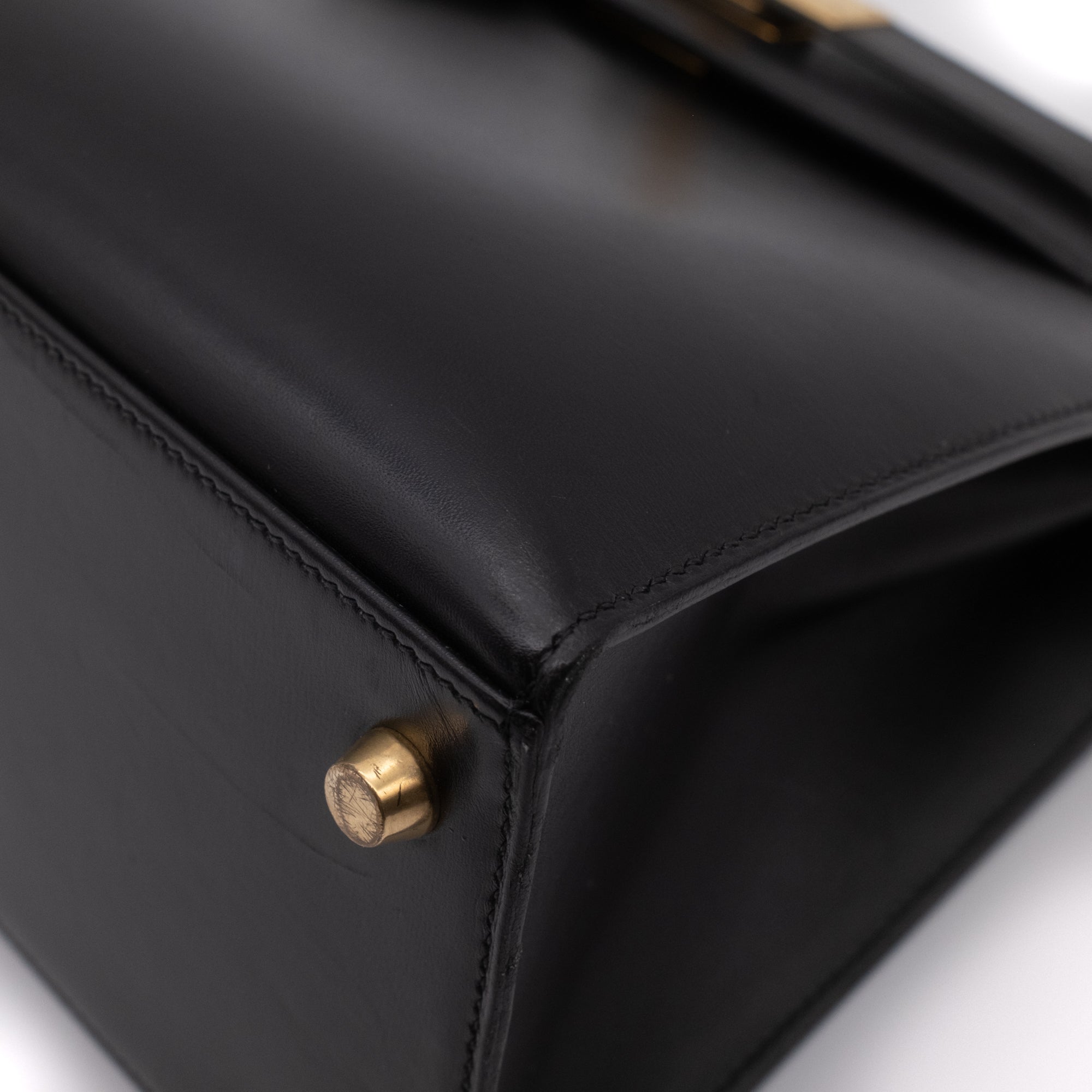 Hermès Kelly 28 Boxcalf Schwarz Sellier GHW