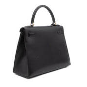 Hermès Kelly 28 Boxcalf Schwarz Sellier GHW