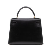 Hermès Kelly 28 Boxcalf Schwarz Sellier GHW