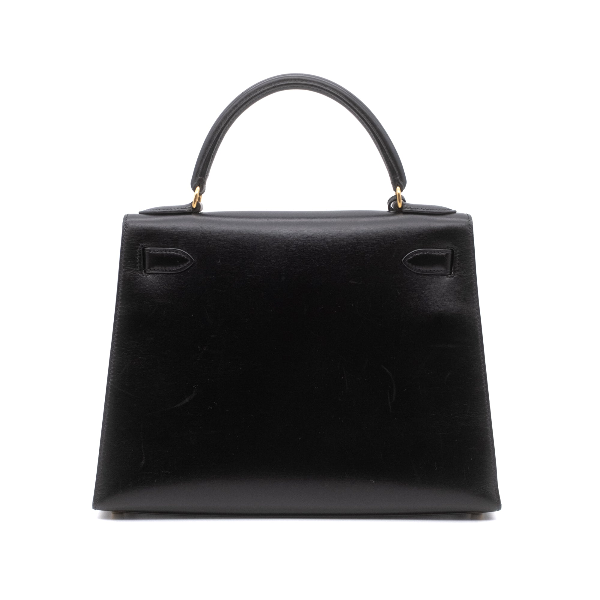 Hermès Kelly 28 Boxcalf Schwarz Sellier GHW