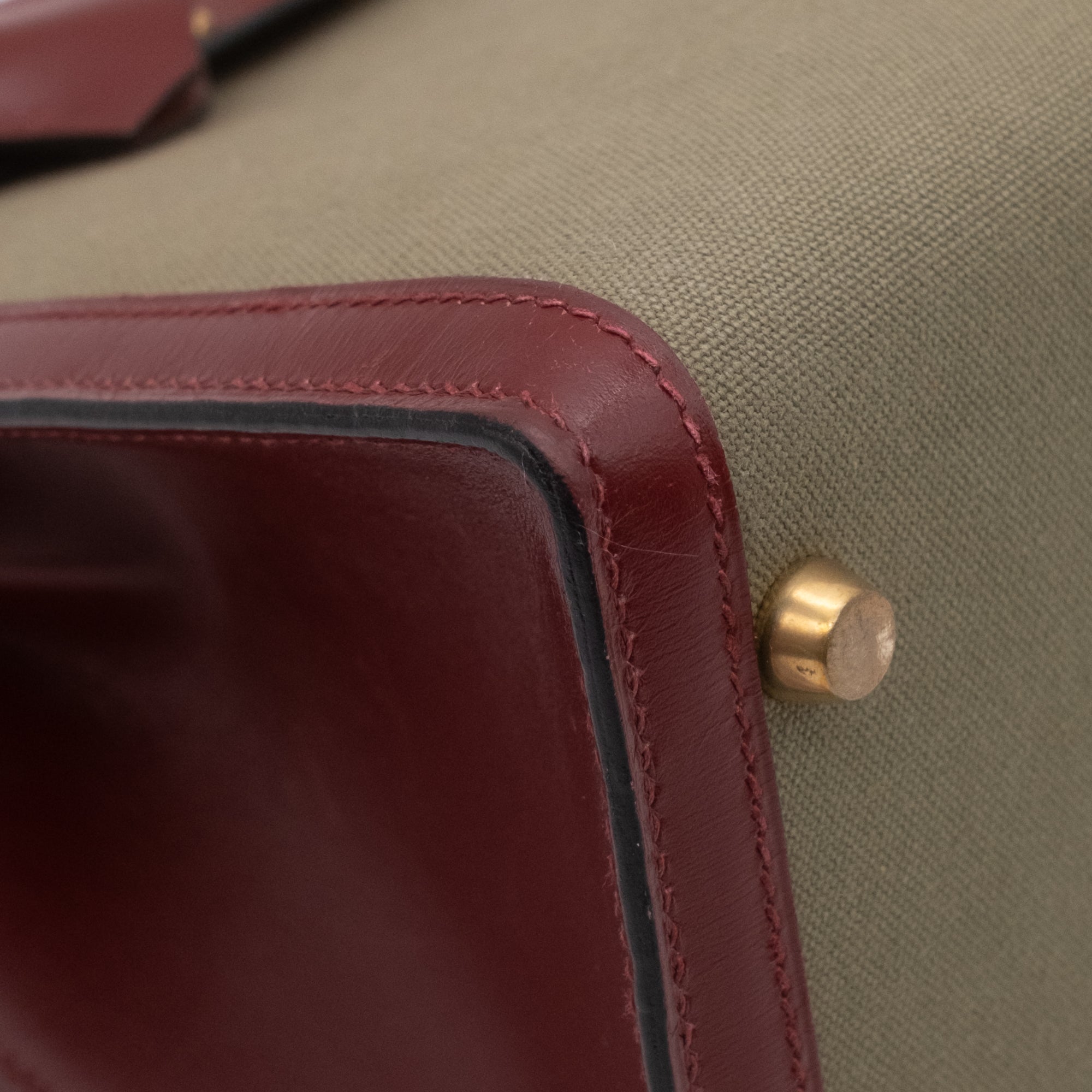 Hermès Kelly 28 Etoile Boxcalf Khaki Rouge H Sellier GHW