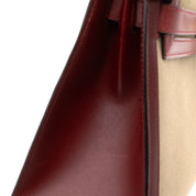 Hermès Kelly 28 Etoile Boxcalf Khaki Rouge H Sellier GHW