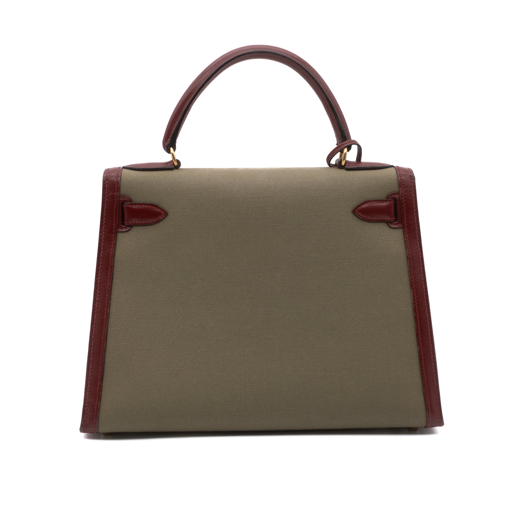 Hermès Kelly 28 Etoile Boxcalf Khaki Rouge H Sellier GHW