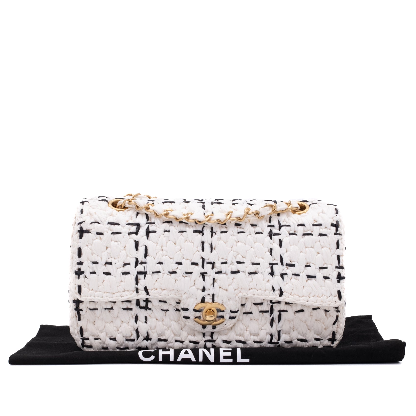 chanel-Classic-Single-Flap-Medium-bag-Raffia-Stroh-Tweed-weiss-schwarz-ghw-2.jpg