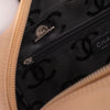Chanel Cambon Bowling Bag Large Beige Schwarz Rectangle SHW