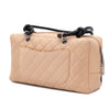 Chanel Cambon Bowling Bag Large Beige Schwarz Rectangle SHW