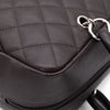 Chanel Cambon Bowling Bag Large Chocolate Rectangle SHW