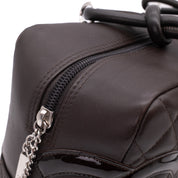 Chanel Cambon Bowling Bag Large Chocolate Rectangle SHW