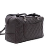 Chanel Cambon Bowling Bag Large Chocolate Rectangle SHW