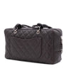 Chanel Cambon Bowling Bag Large Chocolate Rectangle SHW