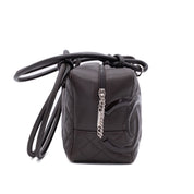 Chanel Cambon Bowling Bag Large Chocolate Rectangle SHW